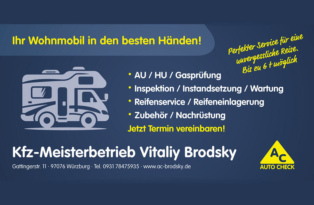 Wohnmobil-Service bei Kfz-Brodsky Bild zum Wohnmobil-Service bei Kfz-Brodsky